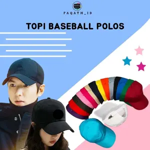 TOPI POLOS BASEBALL UNISEX SIZE ANAK DAN DEWASA