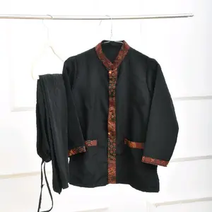 Setelan baju Pangsi batik usia 4 sampai 12  tahun bahan adem coba di checkout, Baju