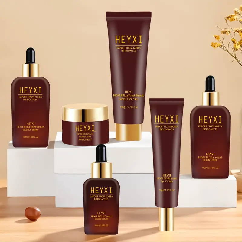 HEYXI Set Enam Potong , Pembersih Wajah/Toner/Esensi/Krim Mata/Lotion/Krim Wajah,+Kalung Mutiara Melembabkan Wajah/Mencerahkan Warna Kulit/Menghilangkan Kuning/Flek/Keriput/Mengencangkan Kulit 4