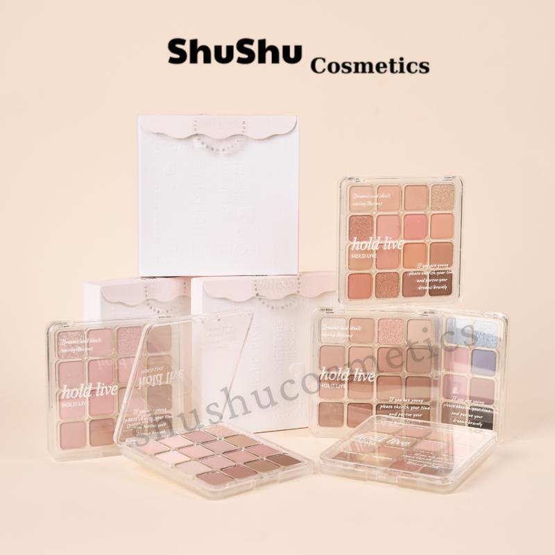  Bảng Phấn Mắt 16 Ô Màu Hold Live Sunset Magic Nhũ Mịn Lì Mỹ Phẩm SHUSHU COSMETICS 