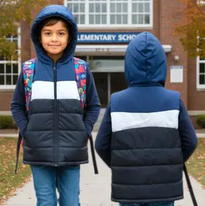 jaket rompi hoodie anak kids 3 warna Fashion Casual