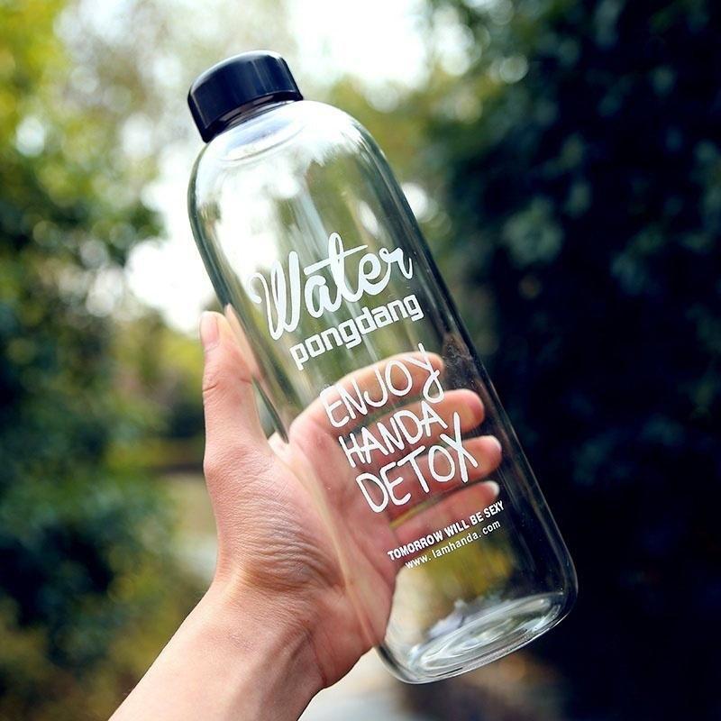 Product Introduction of B-64 BOTOL MINUM 1 LITER TRANSPARAN KATA KATA MOTIVASI 14
