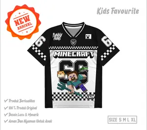 Bunnyhugs | Jersey Anak Karakter Minecraft Baju Anak Fashion Anak Streetwear Kids Usia 1-10 tahun Baju Jersey Anak Outdoor Sport