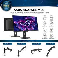 Gambar Monitor OLED ASUS ROG Strix XG27AQDMES 27" QD-OLED 1440p QHD 2K 240Hz 0.03ms 99% DCI-P3 HDMI 2.1x2 DP 1.4x1 Full Ergonomic Stand Neo Proximity Sensor AMD FreeSync NVIDIA G-Sync Compatibility HDR10 for Unmatched Gaming Clarity and Performance - XG27AQDMES dari Abditama Official Kota Depok 1 Tokopedia