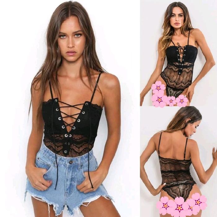 Jual Lingerie Sexy Bodysuits Lace Atasan Wanita Baju Sexy Wanita A0999BK - Kab. Sleman - Alfa Lingerie | Tokopedia Jual Lingerie Sexy Bodysuits Lace Atasan Wanita Baju Sexy Wanita A0999BK - Kab. Sleman - Alfa Lingerie | Tokopedia