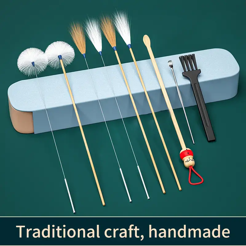 10pcs/Set Ear Picking Tool Household Ear Spoon Goose Feather Stick ...