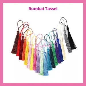 Rumbai Tassel 10pcs / Rumbai Tasel / Bahan Kerajinan Kepala Tasbih (Sepuluh Biji)
