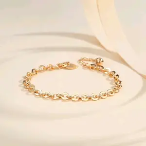 Gelang tangan titanium motif nori kaca atau nori polos terbaru anti luntur Bracelets