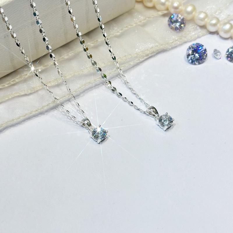 [Mẫu Mới Hoàng Phát] Trang Sức Dây Chuyền Bạc Ý 925 Lá Sáng 4T5 (45cm) Phối Mặt Một Hột Chủ X.o.à.n Nam Mỹ (P004) KHÔNG XI KIM