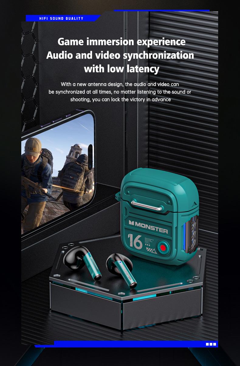 Product Introduction of Alat Dengar Bluetooth, Raksasa-XKT16, Untuk Lelaki, Tanpa Wayar, Kualiti Tinggi, Sesuai untuk Sukan dan Permainan, E-Sukan, Audio Bluetooth Benar, Fon Telinga Elektronik Earphones Mic Amplifier 8