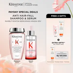 Kerastase Genesis Shampoo 250ml & Serum 90ml Rambut Rontok & Patah