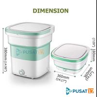 Gambar PUSAT17 MESIN CUCI PORTABLE LIPAT 135WATT / MESIN CUCI TRAVEL / PORTABLE WASHING MACHINE dari Pusat17 Kota Administrasi Jakarta Utara 5 Tokopedia