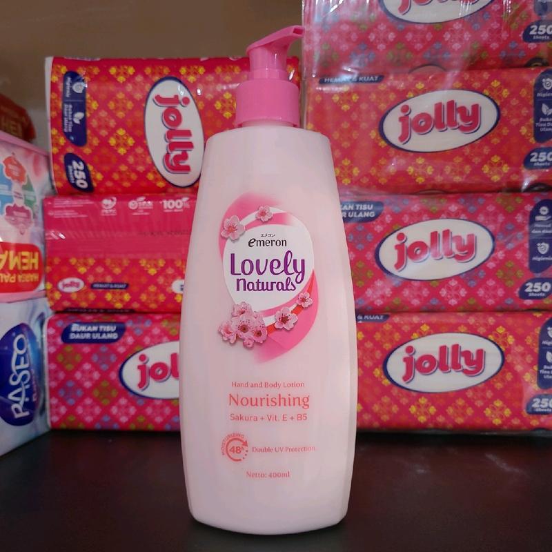 Lotion Tangan dan Tubuh Emeron Lovely Naturals 400 ml - Pencerah 3
