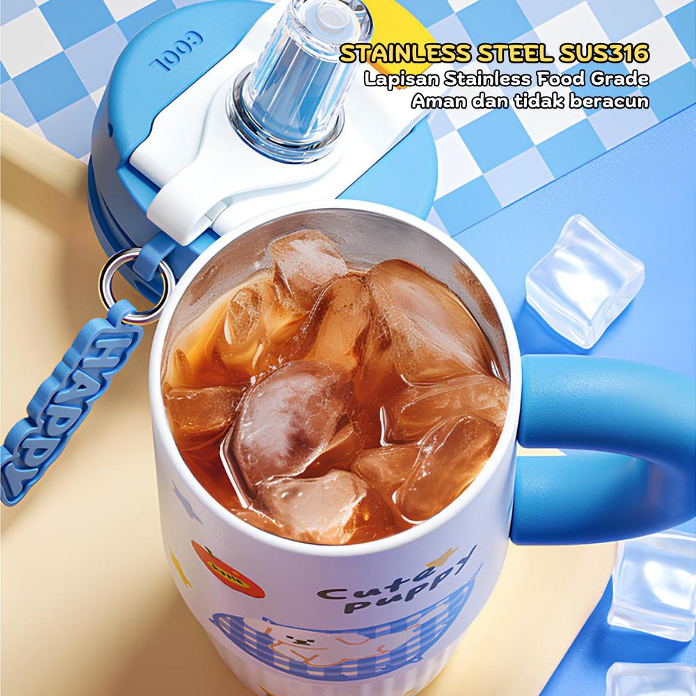 [EXCLUSIVE KREATOR] Tumbler 800ml Tahan Panas & Dingin - Material Stainless Steel 316, BPA Free, Tahan Lama botol minum olahraga tumblr untuk traveling