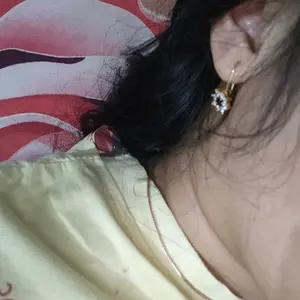 Anting Desi Titanium Permata Biru Safir Anti Gatal Anti Iritasi dan Anti Luntur