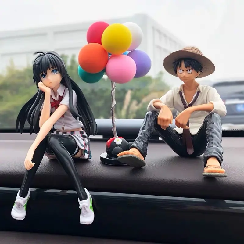 XPSCar Accessories Car Accessories Car Accessories Car Accessories Luffy Hand-Made Male Creative One Piece Center Console Decoration Car Goddess Style