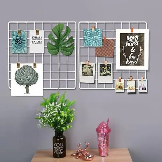 COD Rak Besi grid wire mesh 35x35 cm Kandang Kucing Anjing Kelinci Grid Wall Notice Board Memo 0
