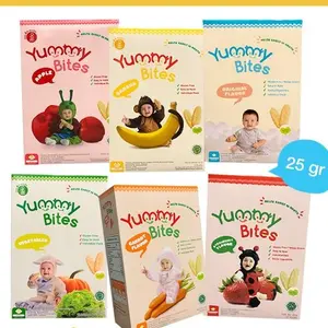 Yummy Bites Baby Rice Crackers / SNACK ( 6mo+, diatas 6 bulan) Bayi