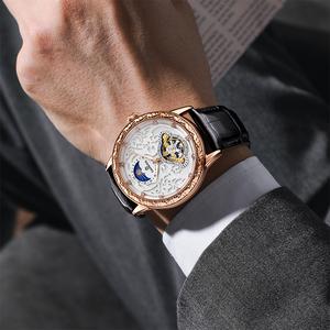 นาฬิกาผู้ชาย, การเคลื่อนไหวเชิงกลพื้นผิวที่มีพื้นผิว, การออกแบบกลวง, การสลับดวงอาทิตย์และดวงจันทร์