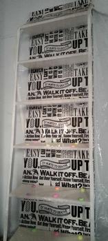 Product Review of Limited edition! Rak tas gantung jumbo motif estetik bahan frint 3D rak tas motif wallpaper koran / rak tertutup alas triplek mika tebal / rak gantung jumbo spon frint 3D from @**i 0