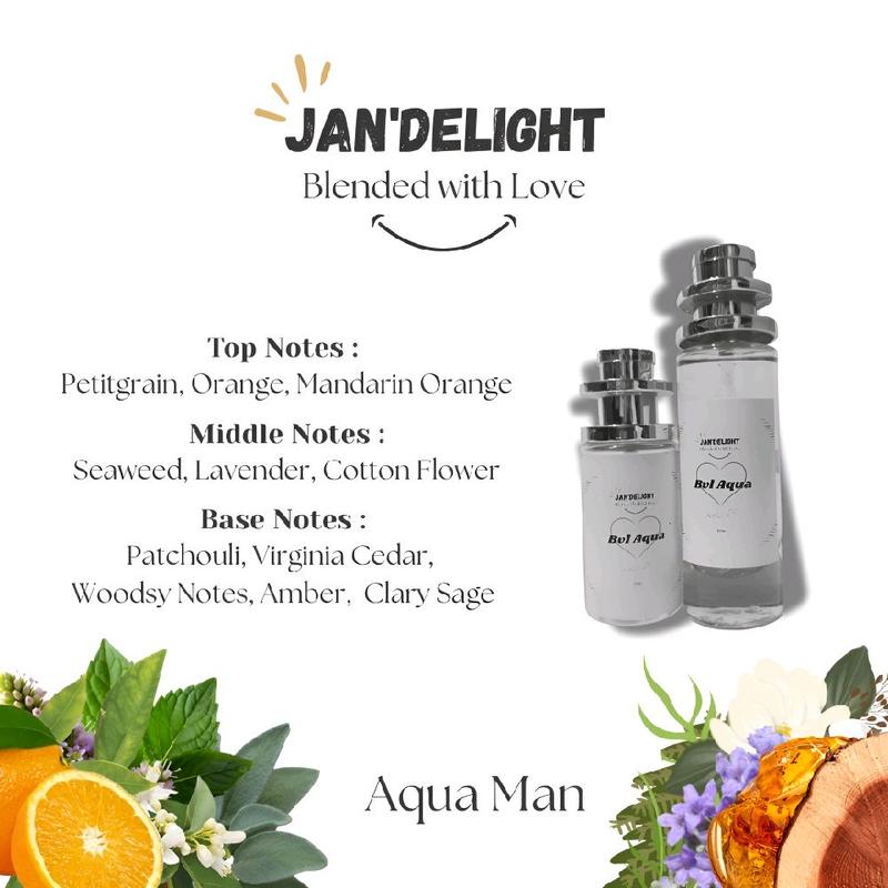 Jan'Delight : Aqua Man Inspired For Man - Wangi Tahan Lama | Parfum, Parfume, Wewangian, Minyak Wangi 0