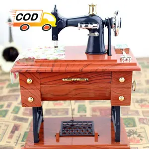 Kotak Musik Model Mesin Jahit Unik Music Box Gift Kado Ulang Tahun