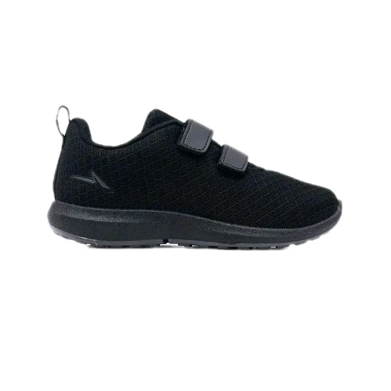ANDO SEPATU ANAK SEKOLAH SEPATU HITAM PUTIH HITAM POLOS SEPATU PEREKAT PRIA WANITA MURAH Fashion 5
