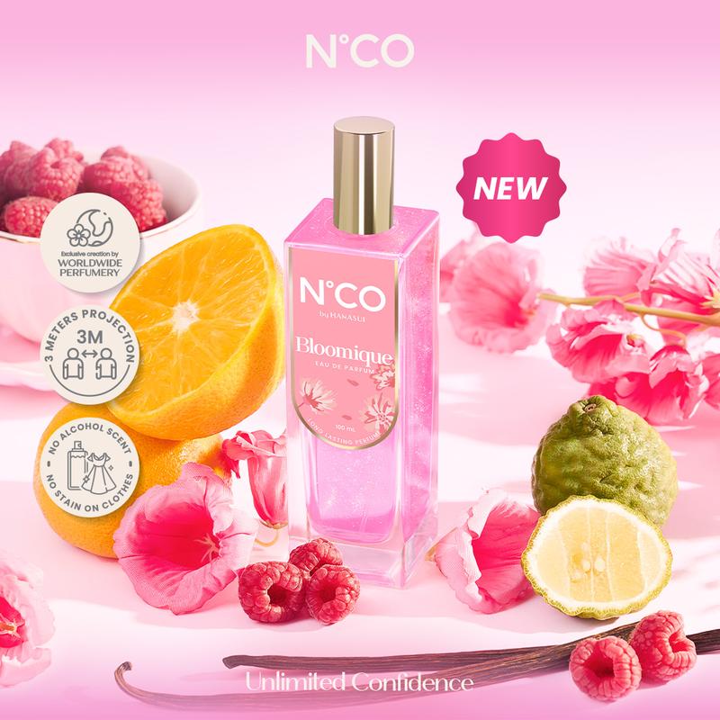 NCO Bloomique EDP - Eau De Perfume Parfum Wanita Wangi Tahan Lama Bunga Lily Perempuan Violet 0
