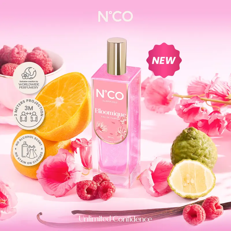 NCO Bloomique EDP - Eau De Perfume Parfum Wanita Wangi Tahan Lama Bunga Lily Perempuan Violet 0