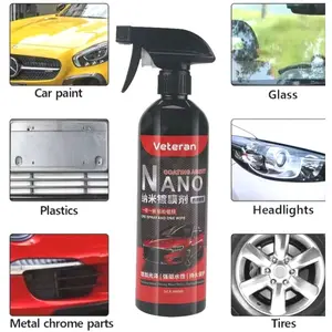 (tanpa alat spray) 500ML Veteran Nano ceramic Coating Pelindung car nano coating spray Pengkilap Body Motor Dan Mobil Kendaraan