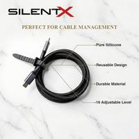Gambar SILENTX ST1 Silicone Cable Ties Silikon Kabel Data Strap Tie Pengikat Sealing Plastik Makanan Penggulung dari Himwebstore Official Kota Administrasi Jakarta Utara 2 Tokopedia