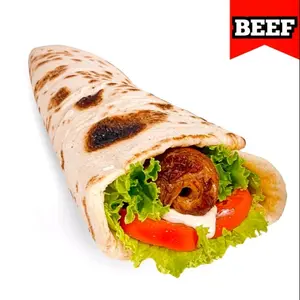 Kebab Algerian Noble Jumbo Beef (Asli Dari Algeria) Food Makanan Saus Tortilla Pedas Sapi Daging Roti Halal Harum