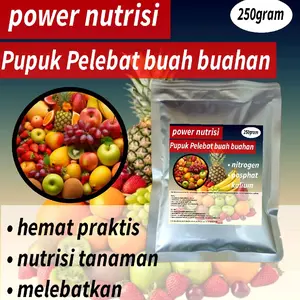 pupuk buah buahan nutrisi booster pelebat semua jenis buah isi 250gram