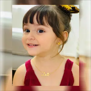 (Free gelang & cincin) Kalung anak model diva + permata titanium cantik costume kids Fashion