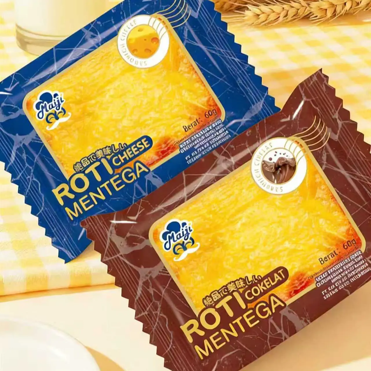 Roti Mentega  Mix Cokelat Vanila