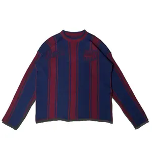 Rajut Sweater Barca  jearsey boxy Sweater Rajut Bandung Store korean style jersey knitwear Panjang Tebal