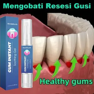 Penguat Gigi Goyang Gum Instant Untuk Gigi Gum Care Gel Pemutih Gigi Pen Teeth Gel 4ml Pemutih Gigi Kuning Penguat Gigi Pereda Nyeri Gingiva Gel Pembersih Plak Gel