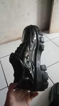 Product Review of Lovely Sepatu Sekolah Docmart Wanita Loafers Hitam Terbaru 2024 Fashion Korean Style Premium Import Quality R-15 Bisa COD Karet Shoes Kerja Hitam Kasual from s**a 0