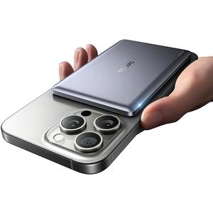 TORRAS iPhone 17 充電器 MagSafe対応 極薄型 モバイル バッテリー 軽量 小型 急速充電 ワイヤレス充電器 マグネット式 PSE技術基準適合 5000mAh iPhone12～17対応