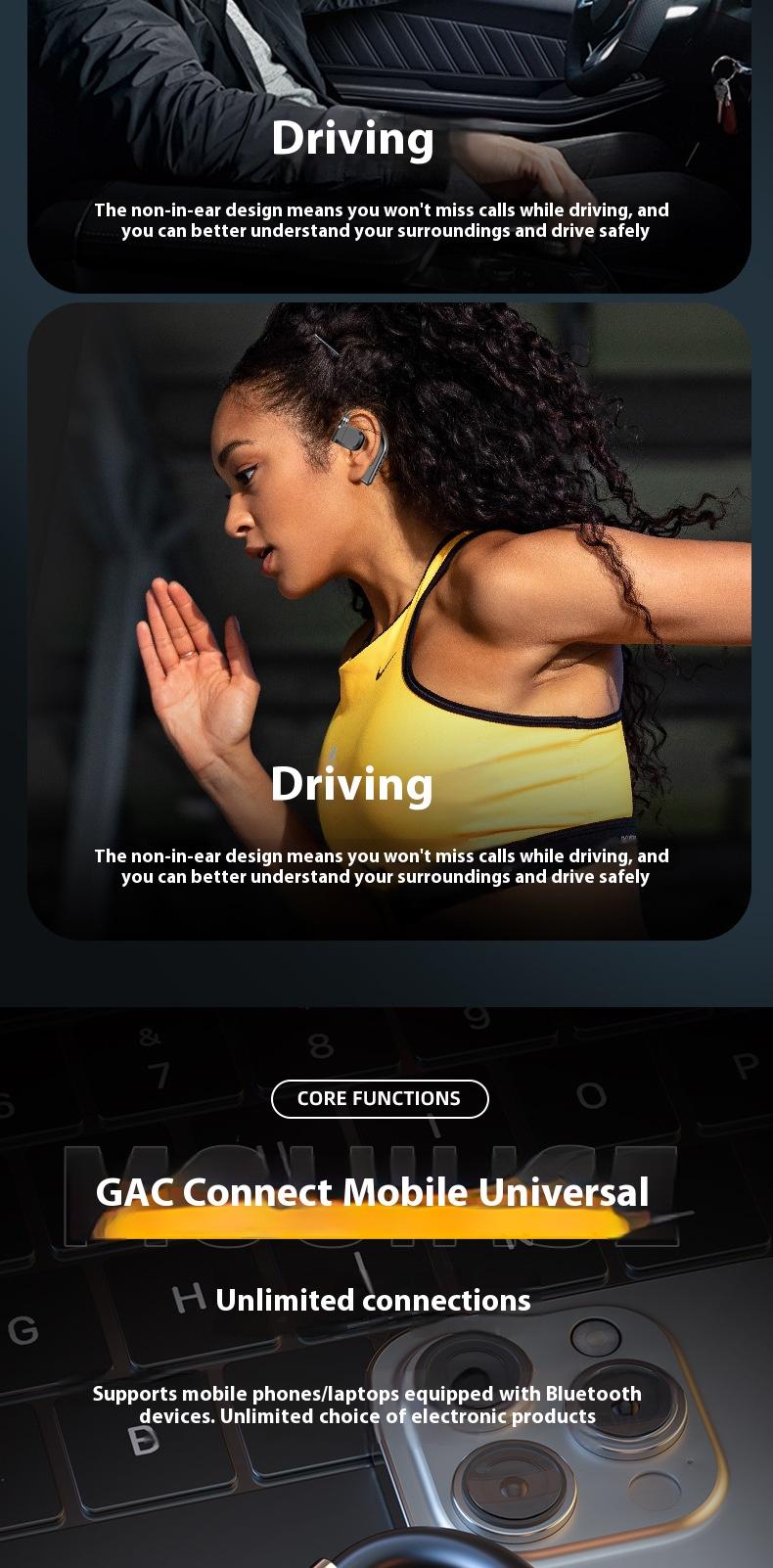 P7 wireless Earbuds terbuka olahraga headphone tidak masuk telingaNyaman memakai earphone Bluetooth nirkabel OWS headset dengan LED digital headphone satu telinga P7 wireless Earbuds terbuka olahraga headphone tidak masuk telingaNyaman memakai earphone Bluetooth nirkabel OWS headset dengan LED digital headphone satu telinga