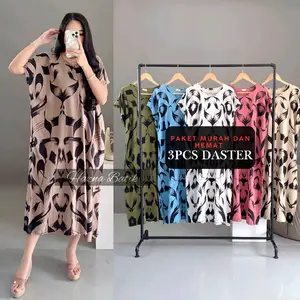 Paket Hemat 3Pcs Daster Lowo Rayon Premium Busui Ld 130