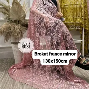 Brokat premium SF uk 1 kebaya, 130 sd 160 cmx150cm, nama brokat ada di keranjang masing masing