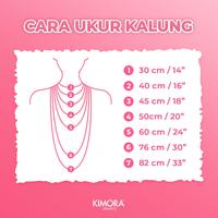 Gambar Kimora - Kalung Rhodium Wanita Jenny Klr363 - GOLD dari Kimora Jewelry Kota Denpasar 5 Tokopedia