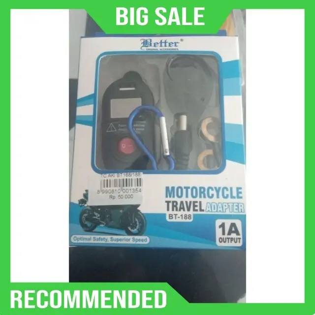 Charger adapter untuk motor 0
