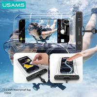 Gambar USAMS YD016 Waterproof Bag Phone Case 7.2Inch - YD016 Putih dari USAMS ID Official Kota Tangerang 3 Tokopedia