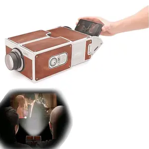 Proyektor Smartphone Portabel Cardboard 2.0 - SP01 - Brown