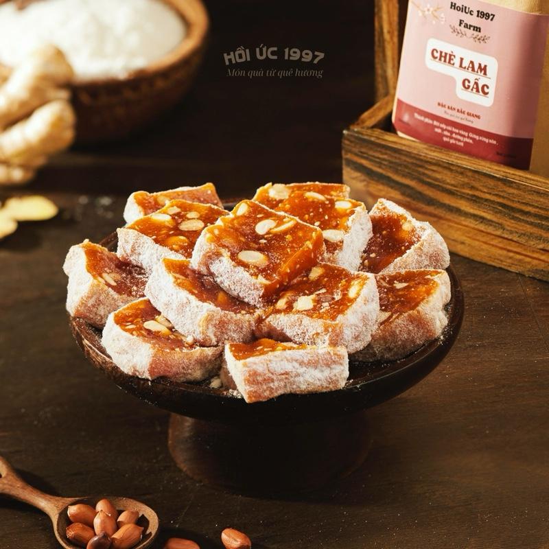500 gr Kẹo chè lam ĐẶC SẢN Bắc Giang ít ngọt dẻo thơm- Hoiuc1997