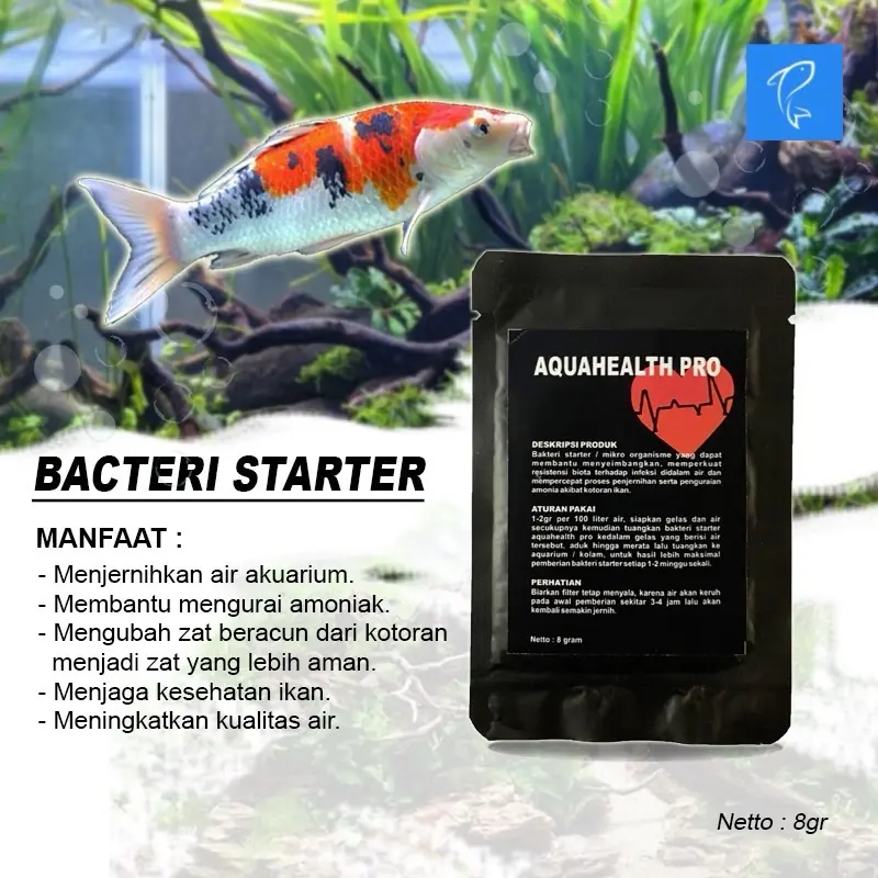 Bakteri starter Aqua sehat bakteri starter aquascape