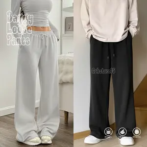 Celana Sweatpants Loose Baggy Losepants Celana Panjang Pria Wanita Unisex Casual