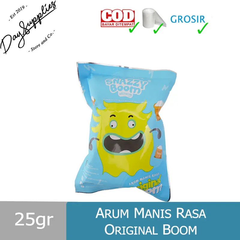 Snazzy Boom Arum Manis (Rambut Nenek) 25 gr  x 1pc (ALL VARIAN) 8